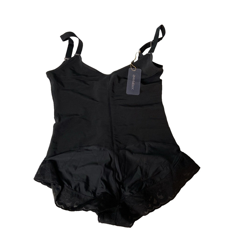 SHAPERX Women's Bodysuit Shapewear Size XL Black | Tummy Control Slim